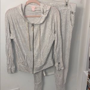 Victoria Secret zip up jacket & jogger lounge set